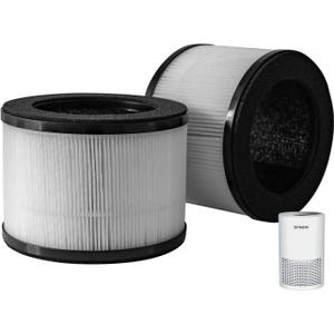 SAP300C Replacement Filter Compatible with SFNOW SAP300C Air Purifier, Fit for Most others Replacement Filter, 2Pack 3-Stage H13 Grade True HEPA Filter,white.