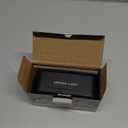 Peakeep Night Light Digital Alarm Clock Battery Operated with Indoor Temperature, Desk Small Clock (Black)