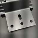 Home Security Door Reinforcement Lock - Safety Child Proof Door Locks with 8 Screws for Inward Swinging Front Doors, Extra Add a Top Lock Inside Withstands 800 lbs Deadbolt Latch, Guard Bedroom Patio (Silver)