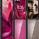 for Motorola Razr Ultra-2025 Case: Military-Grade Shockproof Phone Cover, Anti-Scratch & Reinforced Bumpers - Clear-Black