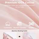 little dove Bed Canopy with Star Lights, Double Layer Canopy for Bed, Princess Play Tent for Girls Room, Breathable Bed Curtain for Children Reading Nook, Machine Washable, 25.6''x106'', Pink