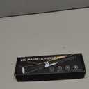 Magnetic Flashlight Gifts for Men Valentines Day Gifts for Him Husband Stocking Stuffers for Men Adults Pickup Tool Cool Extendable Magnet Telescoping Gadgets Fathers Day Birthday for Dad Handyman (Black)