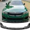Front Lip Spoiler for BMW 3 Series G20 2019-2022 Sport Accessories | (for G20, 330i, 330e, M340i, M Sport Only), Nice Clean Look Mods, 3PC Front Splitter Kit, Bumper Upgrade, Carbon Fiber Style