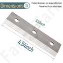 2 Set Replacement Blades for C40/C40E Wood Chipper 4" inch Max Diameter Shredder/Mulcher, High Speed Steel Cutting