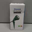 DEWENWILS 120V Spotlight Outdoor, 500LM Waterproof LED Spot Light with 3 Extra Lenses (Red Yellow Green), Landscape Lighting for Holiday, Trees, Flag, 5FT Extension Cord, UL Listed