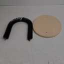 Cat Arch Grooming Brush, Self Groomer wtih Solid Wood Scratching Pad Rubbing Post & Toy with Mini Mouse Pet Scratchers Fur Massager Cat Face Head Self Grooming Brush for Kittens Small Cats (Black)