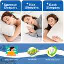 Cooling Pillow King Size 1 Pack, Adjustable Bed Pillows for Sleeping, Luxury Shredded Memory Foam Pillows, Soft Yet Supportive Firm Pillow for Side, Back, Stomach Sleepers, Cool Pillow for Hot Sleeper