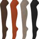 Womens Thigh High Socks Causal Stockings for Women Soft Thigh Socks