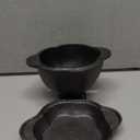 Garlic Roaster, Pre-Seasoned Cast Iron Smoker Garlic Roaster, Versatile Heavy Duty Garlic Roasting Pot, Outdoor Smokers Baker with Lid, A Must-have Garlic Cooker for Oven for Picnic, Camping, BBQ