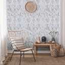 White Damask Wallpaper  Baroque Peel and Stick Wallpaper for Accent Walls, Living Room & Bedroom Decor | Self Adhesive, Waterproof Vinyl, 17.7" x 236"