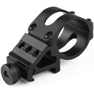 Tactical Offset Picatinny Rail Mount for Flashlight Ring Mount Scope Ring Mounts for 25.4mm Tube T2008