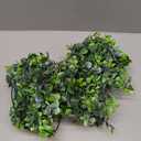DearHouse Faux Eucalyptus Garland Plant, 2 Pack Artificial Vines Hanging Eucalyptus Leaves Greenery Garland for Wedding Backdrop Arch Wall Decor, 6 Feet/pcs UV Protected Indoor Outdoor