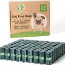 GREENER WALKER Poop Bags for Dog Waste, 1080 Doggy Waste Bags Extra Thick Strong 100% Leak-Proof (Deep Green)