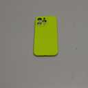 LOVE 3000 Designed for iPhone 15 Pro Max Case, Premium Silicone with [Soft Anti-Scratch Microfiber Lining] Shockproof Protective Phone Case for Men Women Girls 6.7", Fluorescent Green