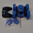 Remote Control Car, RC Cars Toys for Kids Ages 6-12, 4WD Stunt Car with LED Lights & 360 Flips, 2.4GHz, Upgraded USB-C Modular Batteries, 8-10 Year Old Boys 1-Blue