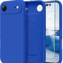 Magnetic for iPhone Air Case, Compatible with MagSafe, [Full Camera Protection][Screen Protector] Silicone Shockproof Protective Phone Case for iPhone 17 Air 6.5", Klein Blue