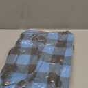 ASENKU Dog Winter Coat, Fleece Doggie Jacket Plaid Reversible Vest Waterproof Windproof Cold Weather Clothes for Small Medium Large Dogs (XXL, Blue)