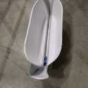 Foldable Baby Bathtub with Drain, Gray