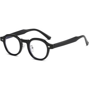 3 x Trendy Round Blue Light Blocking Glasses for Women Men Retro Vintage Circle Style Non-prescription Computer Glasses
