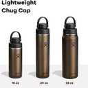 Hydro Flask Lightweight Wide Flex Chug Cap - Insulated Stainless Steel Water Bottle 16 Oz Obsidian