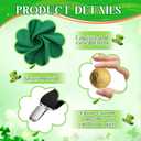 Skicuff St. Patrick's Day Yard Game for Adults, Giant Leprechaun Granny Pants Set with Hat Beard Gold Coins Cauldron, Funny Irish Party Games for Family Outdoor Lawn