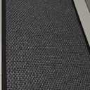 Kitchen Rug, Rubber Non Slip Kitchen Rugs Washable, Absorbent Runner Mat for Floor, Machine Washable Standing Mats for in Front of Sink, Door, Laundry, Entryway, Hallway (Black, 36"  24")