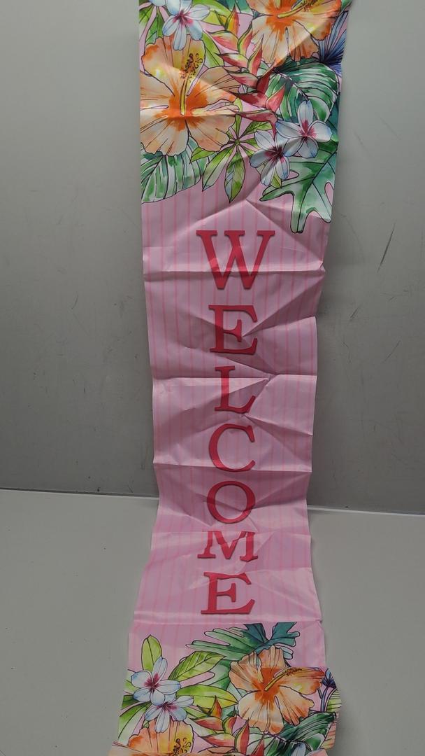 HUMMINGBIRDS FLUTTER Yard Expression Sign 6 inch x 30 inch PVC sign Licensed, Trademarked, Copyright by CDI. Made in the USA!