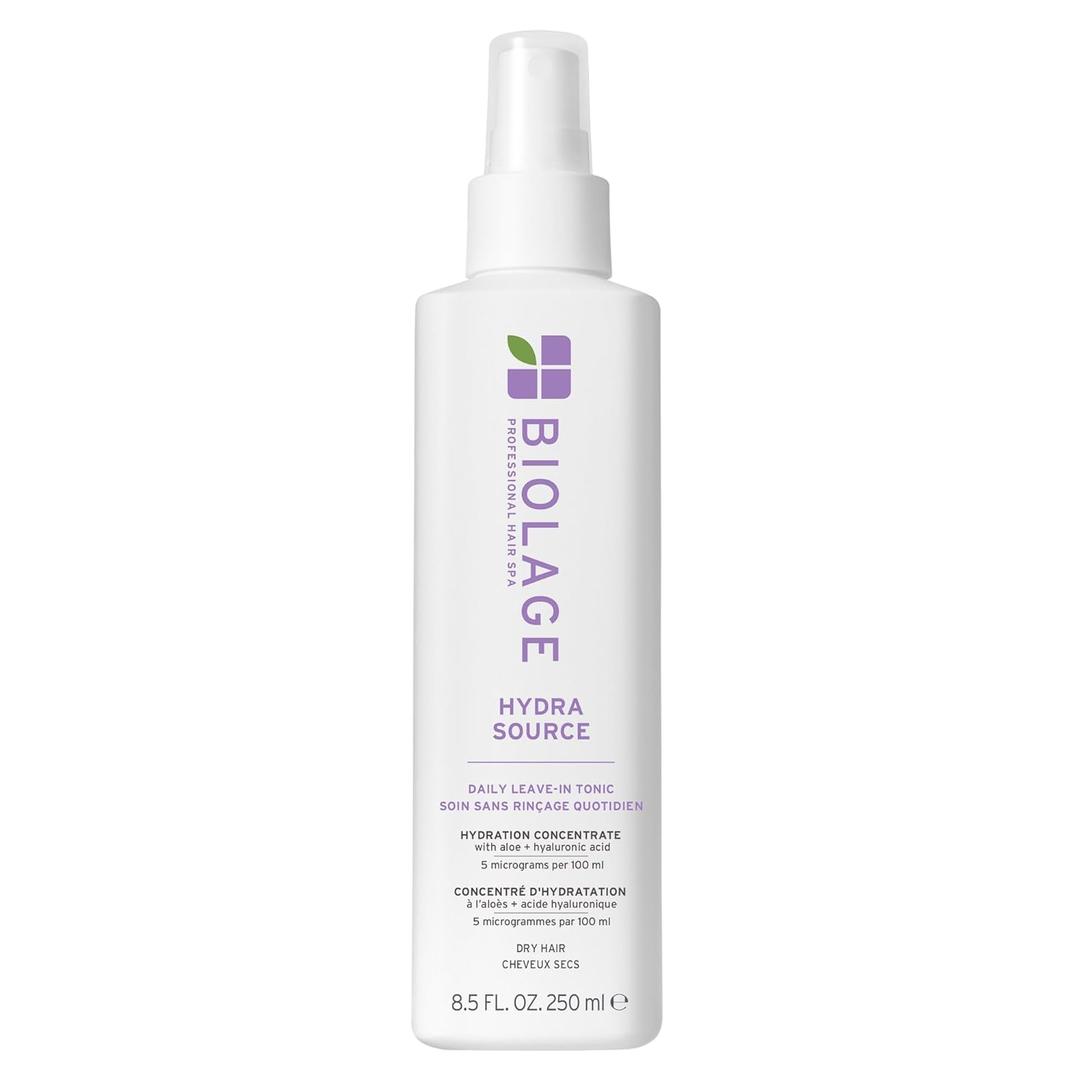 Biolage Hydra Source Daily Leave-In Tonic - Moisturizes & Detangles, With Fermented Aloe & Micro-Filtered Hyaluronic Acid, For Dry Hair (8.5 Fl Oz (Pack of 1))