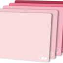 ZVP Flexible Plastic Cutting Board Set of 5 Gradient Color, Colorful Chopping Boards, BPA Free Mats, Non Slip, Dishwasher Safe, 15x12 Inch, Pink Multi-Color