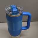 STANLEY Quencher ProTour Flip Straw Tumbler with Leakproof Lid | Built-In Straw & Handle | Cupholder Compatible for Travel | Insulated Stainless Steel Cup | BPA-Free (30 Ounces, Azure Fade)