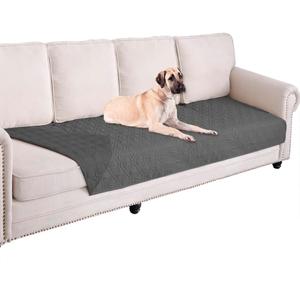 Ameritex Waterproof Blanket Reversible Dog Bed Cover Pet Blanket for Furniture Bed Couch Sofa (30x90 Inch (Pack of 1), Darkgrey)