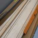 Signature Design by Ashley Wooden Mattress Support Bunkie Board Roll Slat with Nylon Cord, Full, Beige