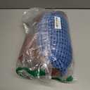 Hollypet Plush Dog Squeaky Toy Stuffed Armadillo Animal Pet Puppy Chew Toys with Clean Teeth for Small Medium Large All Breed Sizes Dogs, Blue, 14 in