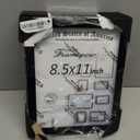 8.5x11 Picture Frames Set of 3, Shatter-Resistant Glass Display Certificate or Pictures 8.5 by 11,To Wall and Tabletop Mounting, black.