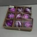 Christmas Ornaments Set 9ct Christmas Tree Decoration Ornament Balls Decor Baubles for Xmas Trees Decor Holiday Party Wedding Decoration