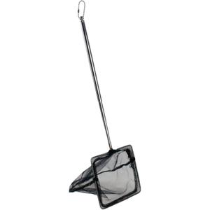 AQUANEAT Aquarium Net with Extendable Long Handle, Adjustable Wastes Skimming Cleaning Tools for Fish Tanks, 4 inch