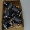 Office Chair Wheels 2" Desk Chair Caster Wheels Smooth Roller Style Quiet for Carpet and Hardwood Floors Universal Fit 11x22 mm Set of 5 Grey