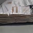 Dark Tan Soft Semi Sheer 102 Inch Long Curtains 2 Panels Set for Kids Room Nursery, Pinch Pleated Natural Linen Light Filtering Thick Window Drapes with Hooks Rings for Office 40"W x 102"L Viral Burg