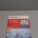 Glossy Photo Paper 8.5x11 Inches, 110 Sheets Thin Inkjet Paper,135gsm 37lb Photo Paper for Inkjet Printer with Dye Ink for Brochures Flyers Custom Chip Bag Party Favors