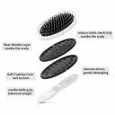 Boar Bristle Hair Brush - Viral World-Famous 5x Sold Out Paddle Brush - Smoother, Stronger, Shinier Hair with Nylon Bristles and Microsphere Massaging Tips, Curly Hair Brush (White)
