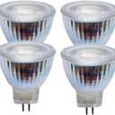 MR11 nimi spot Light gu5.3 Base 130V 120V 3W 3000K LED Bulb Replace 20w 35W Halogen Bulb (4pcs 110-130V 3000K Bulbs)