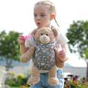 GAGAKU Baby Doll Carrier for Toddlers, Kids Toy Reborn Dolls Carrier for Little Girls, Baby Dolls Accessories - Gray - Leaf