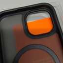 TORRAS Magnetic Shockproof for iPhone 15 Case iPhone 14 Case, 12FT Military Grade Drop Protection, Translucent Slim Protective Anti-Scratch, Black