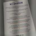 Need to Know: A Novel Hardvcover
