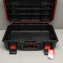 CRAFTSMAN TRADESTACK 22" X 14" D Black Structural foam Tool Box ( BLACK AND RED )