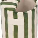Coffee Mug Espresso Cup 10oz Ceramic Coffee Mugs Porcelain Coffee Cup Hand-Painted Striped Art Multiple Use for Kitchen, Dining-Green