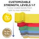 THERABAND Professional Resistance Bands Set, 7 Pack 6 ft Exercise Bands for Working Out, Stretch Bands for Physical Therapy, Pilates & Full Body Workout, Levels 17