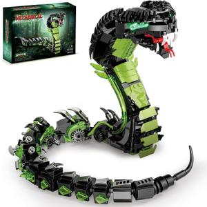 Mechanical Snake Building Set, Animal Model Cobra for Adults and Boys 14 Years & Up -689pcs