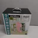 Cooluli Mini Fridge for Bedroom - Car, Office Desk & Dorm Room - Portable 4L/6 Can Electric Plug In Cooler & Warmer for Food, Drinks, Skincare Beauty & Makeup - 12v AC/DC & Exclusive USB Option, Pink