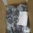 Monarch Rain Chains Aluminum Ring Black Rain Chains for Gutters  8.5 ft Black Decorative Rainchain Outdoor Durable Heavy Duty Gutter Chain Downspout, Modern Rainchains for Outside